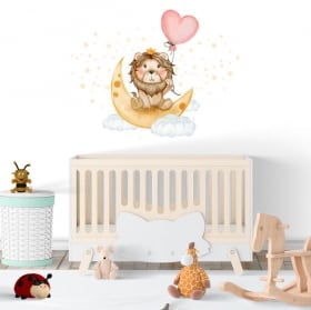Vinyle et autocollants pour bébé le roi lion doux rêves
