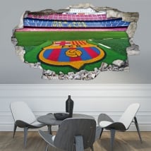 Vinyles 3d stade de football du camp nou