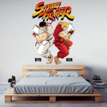 Vinyle et autocollants jeu vidéo street fighter