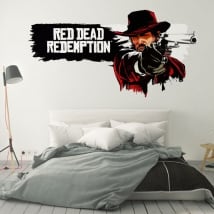 Vinyles et autocollants jeu vidéo red dead redemption