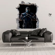 Vinyles décoratifs et autocollants 3d mortal kombat