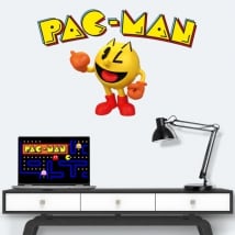 Vinyle et autocollants jeu vidéo rétro pac-man