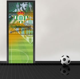Stickers pour portes de stade de football benito villamarín real betis balompié