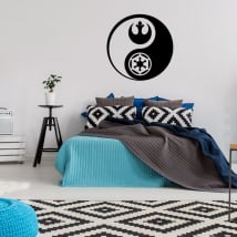 Vinyles et autocollants yin yang star wars