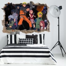 Vinyles et autocollants 3d naruto