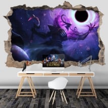 Vinyle et autocollants league of legends 3d