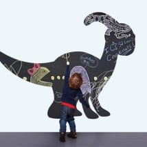 Vinyles pour enfants tableau noir dinosaure