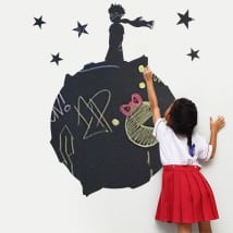 Vinyles pour enfants tableau noir le petit prince