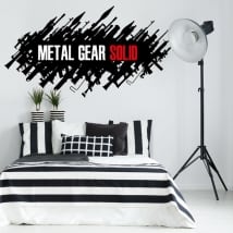 Vinyles décoratifs et autocollants jeu vidéo metal gear