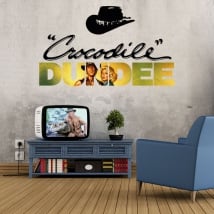 Vinyles décoratifs crocodile dundee