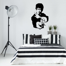 Vinyles et autocollants de bruce lee