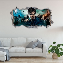 Vinyle décoratif et autocollants harry potter 3d