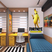 Vinyles adhésifs jeu vidéo fortnite banane