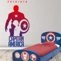 Vinyles marvel capitaine amérique patriote