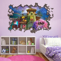 Vinyles trou mur 3d disney charme