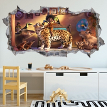 Vinyle et stickers trou 3d disney charme