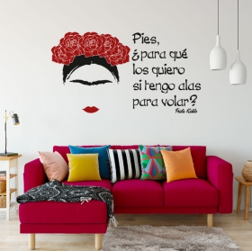 Vinyles et autocollants expression frida kahlo