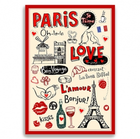 Affiche illustration de paris
