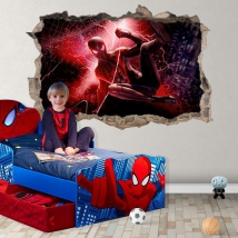 Vinyle et stickers marvel miles morales spider-man 3d