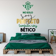 Vinyle décoratif ou autocollants phrase real betis football