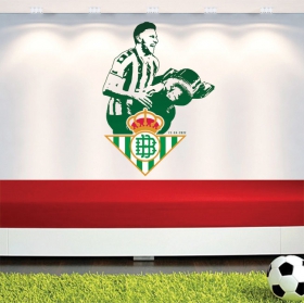 Vinyle décoratif footballeur joaquín real betis football