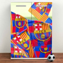 Vinyles pour meubles et armoires drapeaux barca