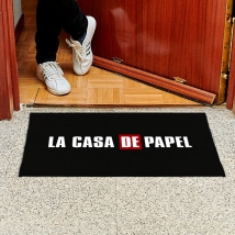 Tapis ou paillasson la maison en papier