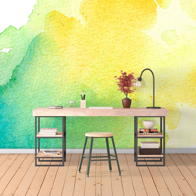 WALLCOVER Colors Peinture Murale Jaune 5 L pour Intérieur Mat
