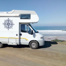 Vinyles caravanes et camping-cars rose des vents