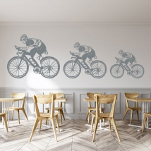 Vinyles décoratifs de sport cycliste