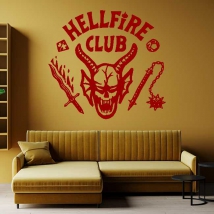 Vinilos adhesivos decorativos club hellfire