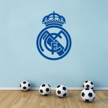 Vinyles et autocollants de football bouclier du real madrid